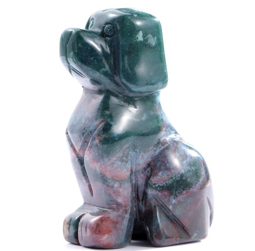 Smq ocean jasper crystal dog - jasper,